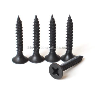 China Flat Used For Light Duty Phillips Recess Fine Thread Black Studs Phosphate Drywall Screw for sale