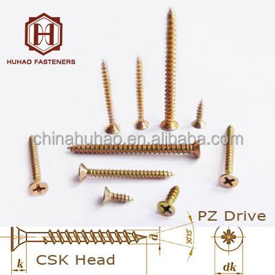 China High Quality Fasteners C1022 Steel Galvanized Chipboard Screw for sale