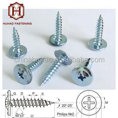 China For Furniture Making Galvanized White Modified Truss Head Self Tapping Screw for sale