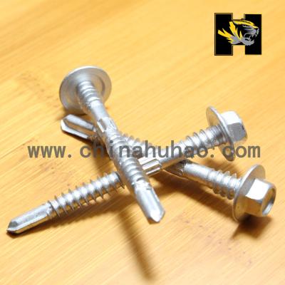 China C1022 carbon steel hex head stainless steel color tile self drilling screw made in china for sale