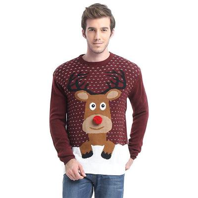 China Novelty Breathable Holiday Mens Ugly Christmas Machine Wash Sweater for sale