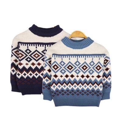 China Anti-wrinkle Baby Boy Sweater Kids Colorful Blouse Pullover Knitted Sweaters for sale