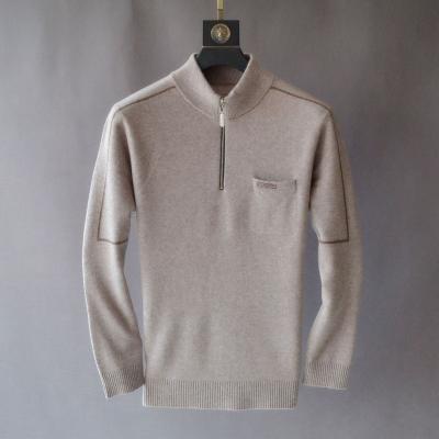 China Fashion Breathable Sport Men Winter Half Zipper Pullover Wool Anorak Golf Traveling Sweater for sale