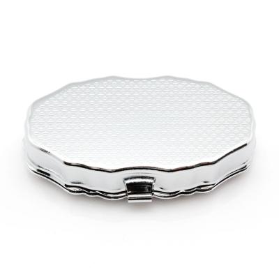 China Metal Mini Pill Boxes Diy Medicine Oval Container Medicine Case Organizer for sale