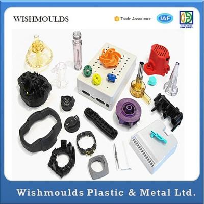 China Precision Small Low Volume Plastic Parts / Injection Molded Plastic Parts CNC Machined for sale