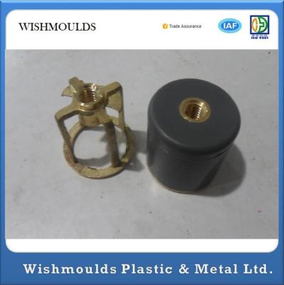 China Plastic Overmolding Injection Molding into Brass Stainless Steel Metal Parts Production for sale