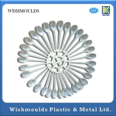 China Professional Plastic Injection Multi Cavity Mold for Kitchenware PP Plastic Spoon for sale