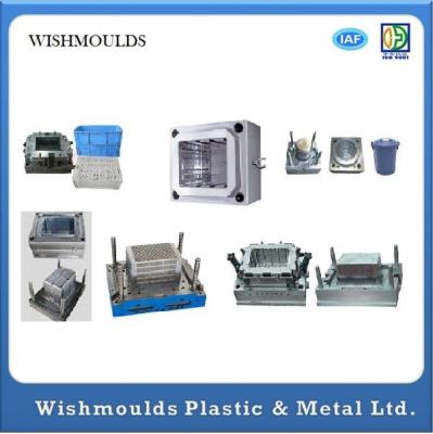 China Single Cavity Hot Runner Mould Ejector Pin Injection Molding For Plastic Fruit Crate for sale