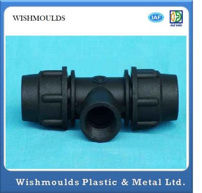 China Custom Precision Cold Runner Injection Molding Threaded Pipe Fittings for sale