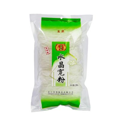 China Manufacturers Portable Dried Pot Noodles Wide Clear White Wide Hot Vermicelli for sale