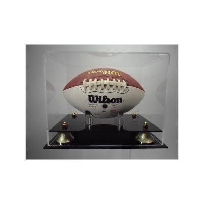 China Amazon Hot Selling Modern Luxury Customized Clear Rugby Ball Display Case Customized Acrylic Football Display Case for sale