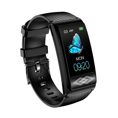 China Brand New Touch Screen Smart Wristband P10 PPG+ ECG Monitor IP67 Battery Mobile Phone Message Alert Sports Health Waterproof Bracelet Large for sale