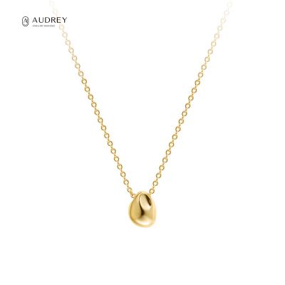 China Audrey Orb Environmental Friendly Gold Plated Jewelry Necklace 925 Sterling Silver Plating Pendant 9K 10K 14K 18K for sale