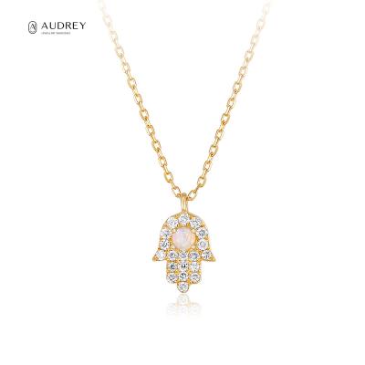 China Real Audrey 14k CLASSIC Gold Jewelry 14k Solid Gold 585 Gold Necklace 14k Necklace for sale