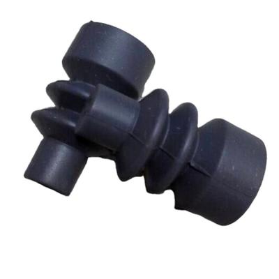 China High Quality Custom Molded Black Silicone NBR HNBR EPDM Machinery Industry Damping Rubber Bellows Parts for sale