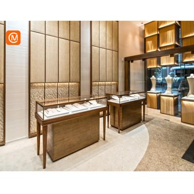 China New Luxury Retail Display Lockable Jewelry Showcase Sale Cabinet For Jewelry Store for sale