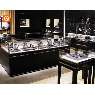 China Luxury High End Custom Retail Jewelry Display Case Counter for sale