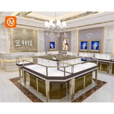 China Luxury High End Modern Shopping Mall Kiosk For Jewelry for sale