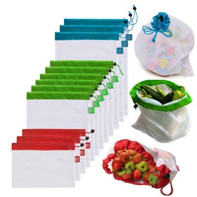 China Recyclable Wholesale Nylon Mesh Produce Onion Bag For Vegetable Fruit for sale