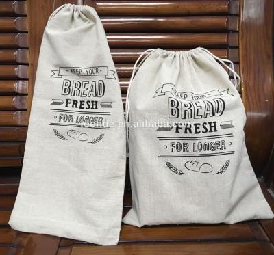 China BIODEGRADABLE Homemade Natural Canvas Bread Tote Bags for sale