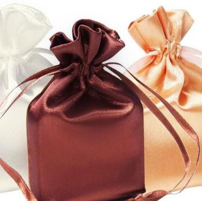 China Recyclable Satin Drawstring Multiple Color Bags Great For Gifts, Pouches, Gift Wrapping for sale