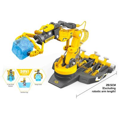 China Other Science and Engineering Kit 3 IN 1DIY Robot Arm Hydraulic ROD Toy for sale