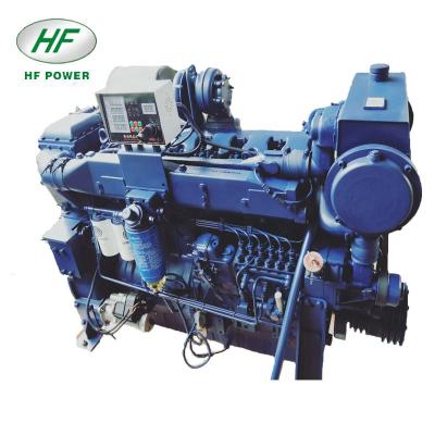 Cina CCS Certificate WD12 Series 300hp 327hp 350hp 375hp 400hp Weichai Marine Diesel Engine WD12 in vendita