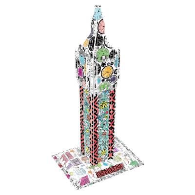 China 100% World Famous Eco-friendly 3D Paper Model Puzzle Building Big Ben 3D Britain Educational Toys for sale