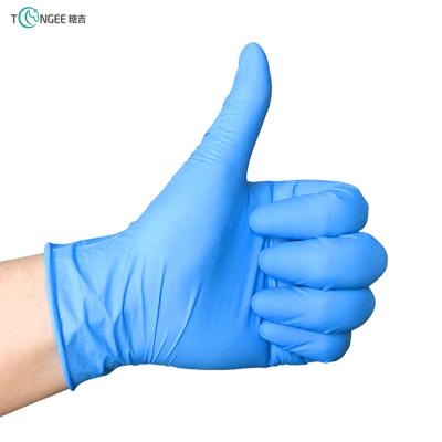 China Comfortable Disposable Medical Nitrile Gloves Supplier Cheap Powder Free Blue Mixed Nitrile Gloves for sale