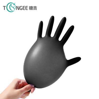 China Comfortable High Quality Disposable Black Gloves Garden Household Safety Industrial Gloves for sale