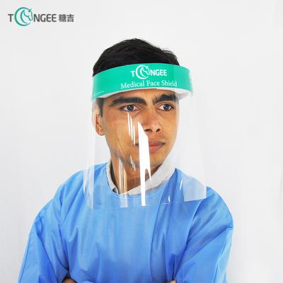 China Wholesale Fashion Adjustable PET Tongee Anti-fog Face Mask With Clear Cheap Half Face Mask On Sale for sale