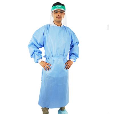 China Fully Certified Protective Effect SMS Isolation Gown for sale