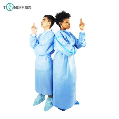 China Protective Isolation Dustproof Medical Gown Disposable Medical Isolation Clothing/Coverall for sale