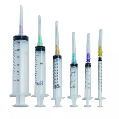 China Medical pharmacy disposable syringe for vaccine with needles for sale