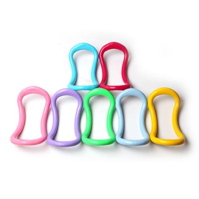 China New Yoga Ring High Quality Motion Plastic Eco-friendly Durable Healthy Yoga Pull Female Extension Ring for sale