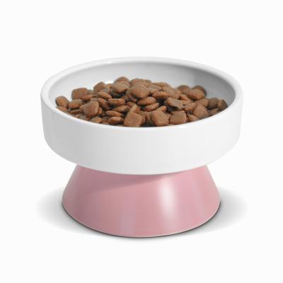 China Sustainable Custom Printed Rounded Cat New Design Food Bowl Pet Travel Pet Bowls for sale