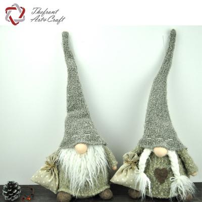 China Christmas Decoration China Supplier Vintage Christmas Fabric Funny Felt Gnome for sale