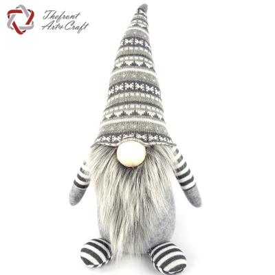 China Christmas Decoration Hot Sales Christmas Decoration Woolen Hat Felt Cloth Gnome Sewing Toys for sale