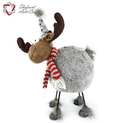 China Nordic Christmas Decoration Fabric Reindeer Christmas Decoration for sale