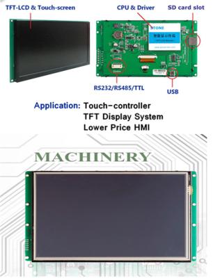 Китай Изображения модуля экрана касания интерфейса USB Uart контрольная панель LCD серийного толковейшая продается