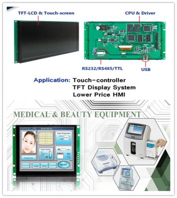 China RoHS TFT LCD Display Module 65K Color Fonts And Icon Control Board 2GB Flash Memory for sale