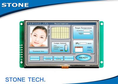 China Exhibición industrial del LCD de la retroiluminación LED con el puerto rs485 para la máquina de las prensas en venta