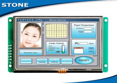 China Stone HMI ROHS TFT CPU rs232 serial lcd display module for Industial for sale