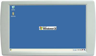 China Touch screen embedded industrial PC 10.2 inch with crossover Ethernet cable for sale