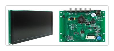 Chine Pouce de haute résolution 60Hz du module 3,5 de TFT LCD avec le port d'UART à vendre