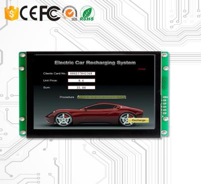 Китай Врезанное флэш-память модуля дисплеев 7 TFT LCD и широкая температура хранения продается