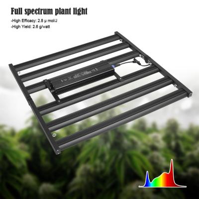 China Promote Foldable Red Plant Growth Preassembly 400W 180 660nm Degree Full Spectrum LED Grow Light for sale