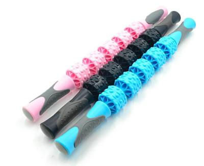 China Deep Tissue Body Massage Stick Tools Hot Selling Massage Stick Gym Equipment High Quality Muscle Relax Back Massage Stick Roller Massage Stick for sale