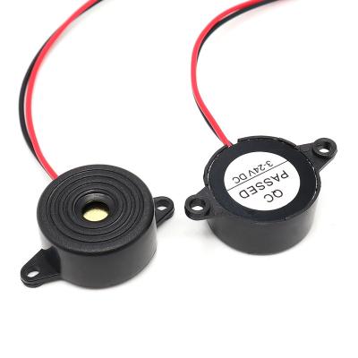 China Electrical Appliances 2312 Piezo Active Warning Buzzer 23*12M High Decibel Alarm Buzzer DC3-24V Continuous Audible 90dB Buzzer With 110mm Wire for sale