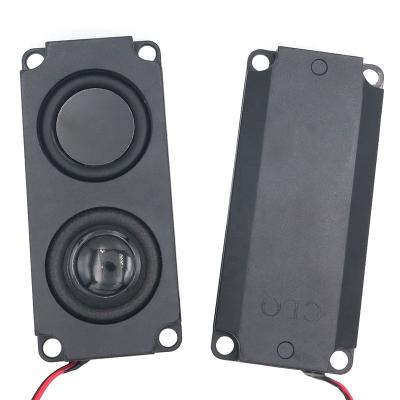 China AirPlay 45100 Full Range Dual Vibration Film Rectangular Speaker 100*45*20.8mm 8 Ohm 5 Watt Box Speaker With 4P 2.0MM Lead Wire for sale